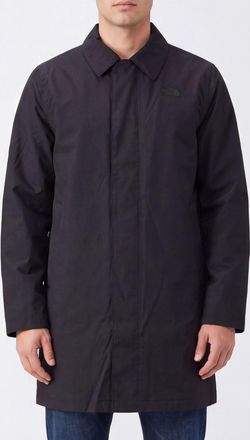 The North Face Knee-Length Waterproof Trench Coat with Classic Collar