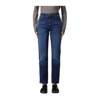 Emporio Armani Straight Fit Jeans, female, Blue, W29, Blue Jeans