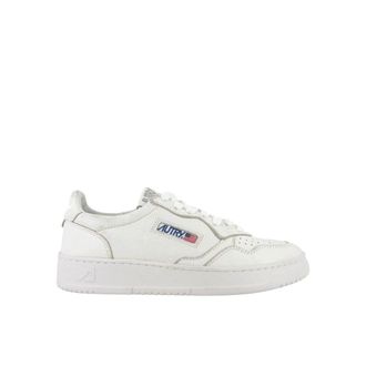 Autry White Leather Low Top Womens Sneakers
