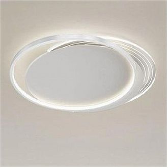 Trade Shop Trade Shop - Copy Of Plafoniera Led 30 W Quadrata Oro Moderno Lampadario Soffitto Luce Naturale 71033