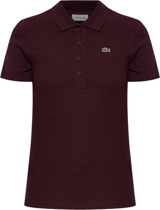 Lacoste Dames, Tops, Paars, Maat: XS Katoen