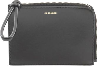 Jil Sander Portamonete in pelle anni 2020 - Nero