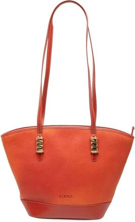 Loewe Pre-owned Shoulder Bags, female, Red, Size: ONE SIZE Pre-owned Classic Tote Bag