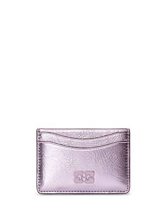 Ganni Bou metallic pasjeshouder - Paars