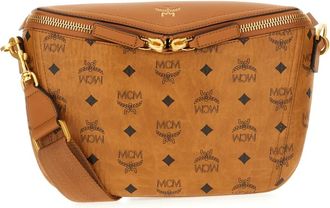MCM Mcm, Tassen, Dames, Bruin, ONE Size, Diamant Crossbody Tas