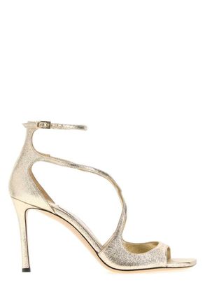 Jimmy Choo London Golden Open Square Toe Heel