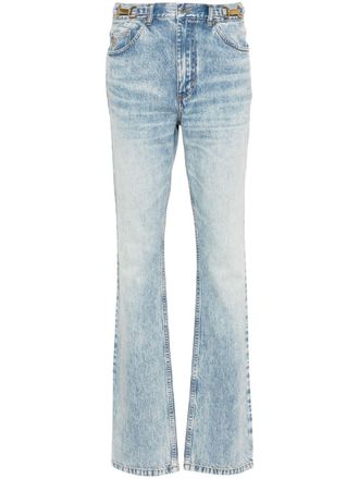 Stella McCartney Jeans affusolati con decorazione - Blu