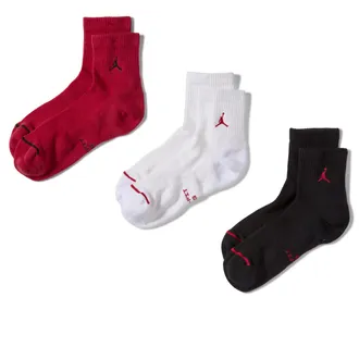 Nike Jordan Everyday Elevated Ankle Socks (3 Pairs) in Multicolor | IR6320-901