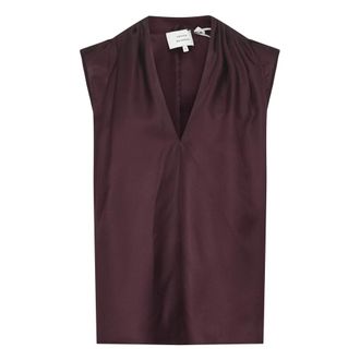 Loulou Studio Dames, Tops, Paars, Maat: M