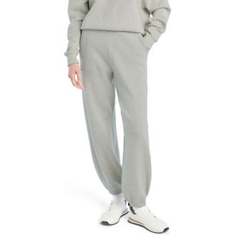 Favorite Daughter The Fatigue Sisters Barrel Leg Cotton & Cashmere Joggers in Heather Grey at Nordstrom, Size X-Small