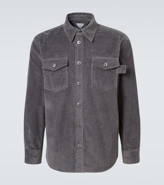 Bottega Veneta Matt cotton corduroy shirt