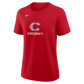Nike Cincinnati Reds City Connect Nike Womens MLB T-Shirt in Red | 01K962QRED-PBY