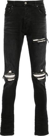 Amiri MX1 Ultrasuede Slim-Fit Jeans - Mens - Cotton/Elastomultiester/Elastane/PolyesterPolyurethane