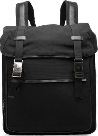 Gucci Pre-owned Gucci Nylon Double Buckle Backpack Unisex PF32H3L62L3W4GEN
