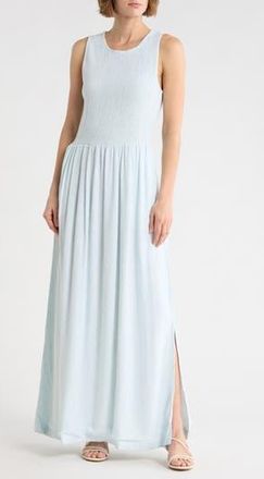 Splendid Malibu Smocked Sundress in Mint Green Stripe at Nordstrom Rack, Size X-Small