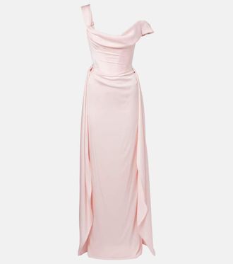 Vivienne Westwood Nova Grace draped asymmetric gown