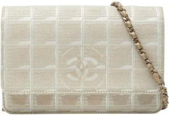 Chanel Pre-owned Clutches, female, Beige, Size: ONE SIZE Pre-owned Vintage Clutch