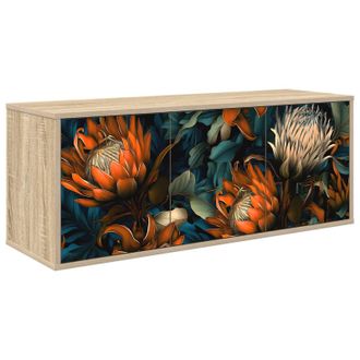 vidaXL Mueble De Tv Montado En La Pared Lochem 102 X 33 X 40 Cm Vidaxl