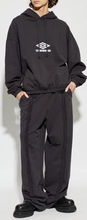 Umbro Hoodie, Mens, Black