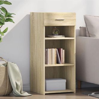 vidaXL Vidaxl - Credenza Rovere Sonoma 40x42,5x93 cm in Legno Multistrato