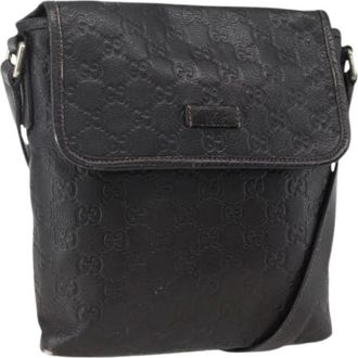 Gucci Pre-owned Cross Body Bags, female, Brown, Size: ONE SIZE Pre-owned Vintage Shoulder Bag