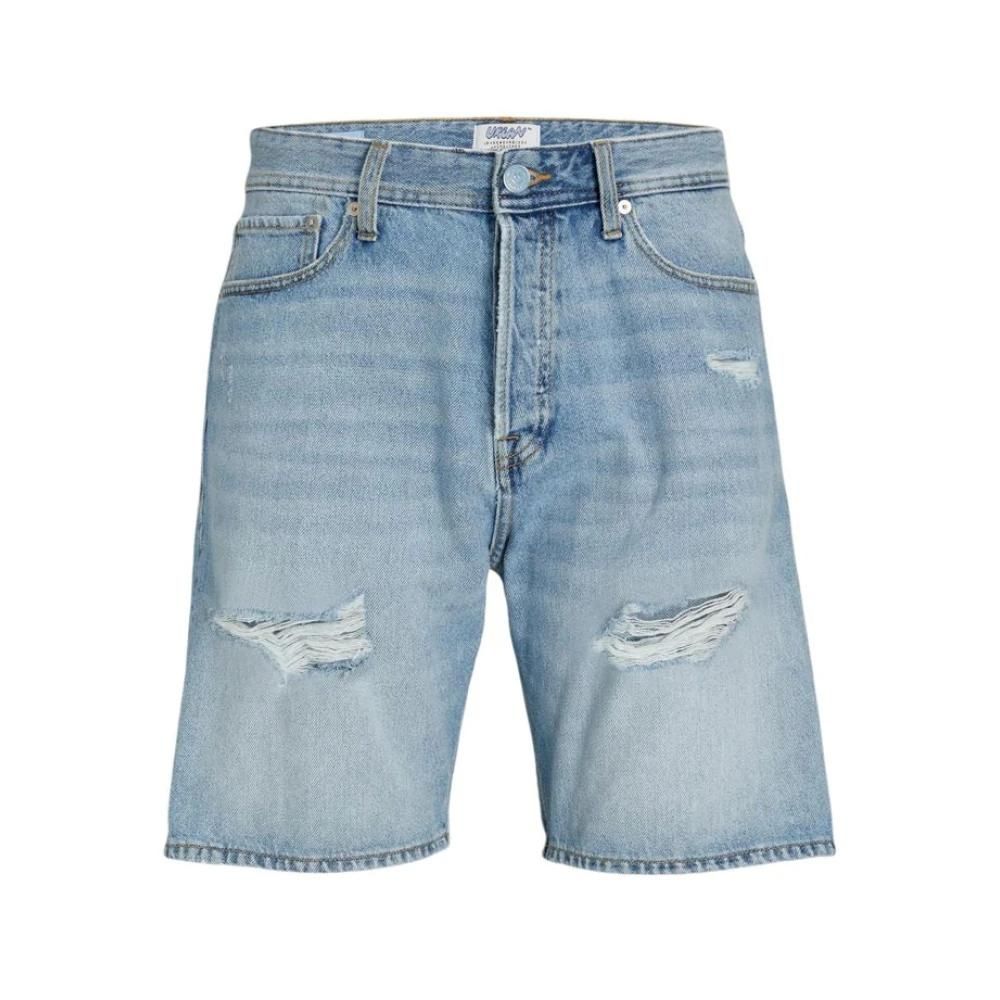 JACK & JONES Sevan Pantaloncini Uomo - Cotone - Normale - Chiusura Con Coulisse - Lavabili In Lavatrice