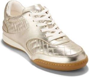 Cole Haan GrandPro Jazlyn Sneaker in Soft Gold Leather at Nordstrom Rack, Size 6.5