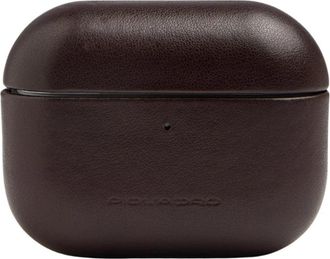 Piquadro Leren Air Pods Pro 3 Hoesje - unisex - Telefoonaccessoires - Bruin - ONE Size - Katoen - Accessoires