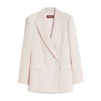 Max Mara Blazers, female, Pink, Size: M giacche e blazer Lana