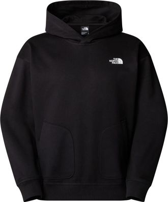 The North Face Graffiti Oversized Hoodie - Heren - Sportshirts - Zwart - S - Katoen - Fitness
