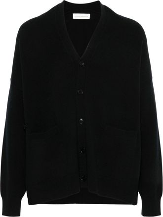 Extreme Cashmere N&ordm;24 Tokio cardi-coat - unisex - Spandex/Elastane/Cashmere/Tagua/Nylon - One Size - Black