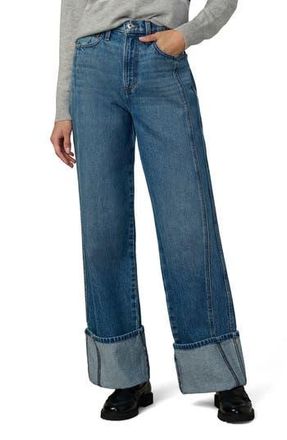 Joe's The Margot Cuffed High Waist Wide Leg Jeans in Classic at Nordstrom Rack, Size 28