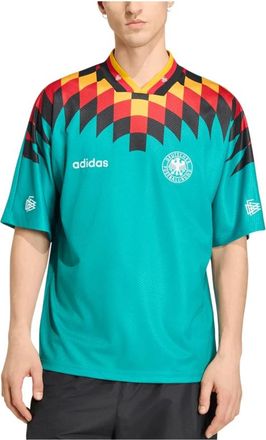 adidas Duitsland 1994 Uitshirt - Heren - Fitness - Veelkleurig - S - Polyester - Fitness