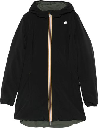 K-Way Denise St Warm Reversible Hooded Jacket - Dames - Zomerjassen - Zwart - L - Polyester - Jassen