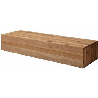 Massivmoebel24 mobile tv in legno di Quercia Selvatica/ Cerro 160x52x32 quercia naturale oliato frankfurt 106
