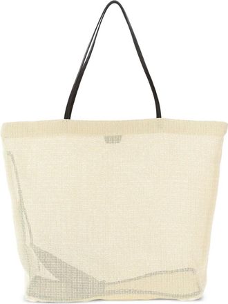 The Row Barn mesh tote bag - Neutrals