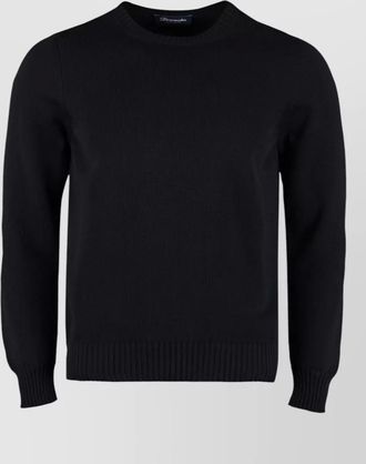 Drumohr ribbed cotton crew-neck jumper