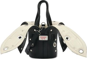 Charles Jeffrey Loverboy Shopper met twee handvatten en ringlets - Zwart