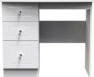 Welcome Furniture Monroe Ready Assembled Dressing Table - White Matt / White - Welcome Furniture | TJ Hughes