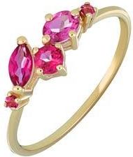 Bony Levy Color Pink Topaz Stackable Ring in 14K Yellow Gold at Nordstrom Rack, Size 6.5