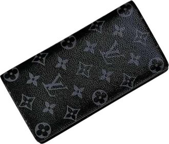 Louis Vuitton Pre-owned Wallets, male, Black, Size: ONE SIZE Pre-owned Long wallet (bi-fold)