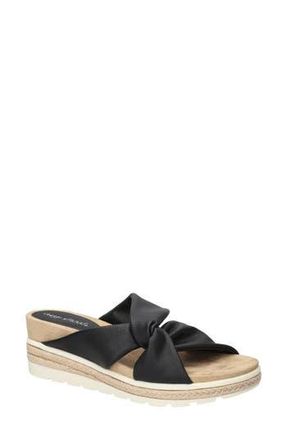 Easy Street Ja Knotted Slide Sandal in Black at Nordstrom Rack, Size 6