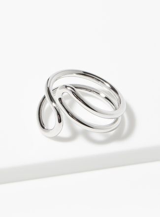 Simons Womens Asymmetric openwork ring
