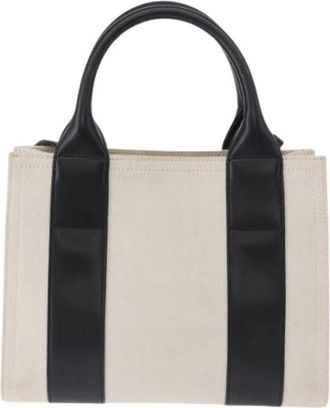 Balenciaga Pre-owned Vintage Tote Bag - Dames - Vintage Shopper - Beige - ONE Size - Leer - Vintage
