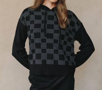 Bella Dahl Hooded Sweater In Black