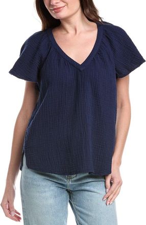 Tommy Bahama Gauze Flutter Sleeve Top