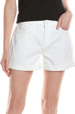 7 For All Mankind Broken Twill White Roll-Up Short