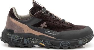 Premiata Brown Logo Devin Sneakers