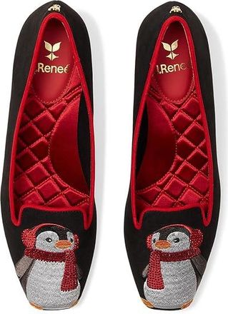 J. Reneé Pingwen Womens Shoes Black/Red/White : 10.5 W (C), Synthetic