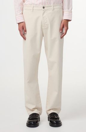 Nn.07 Aden 1923 Classic Fit Stretch Organic Cotton Chinos in Ivory at Nordstrom, Size 33 X 32